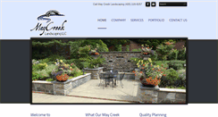 Desktop Screenshot of maycreeklandscape.com