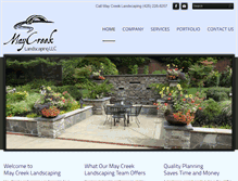 Tablet Screenshot of maycreeklandscape.com